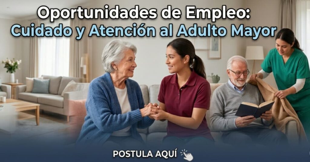 Oportunidades Laborales en el Cuidado y Atención al Adulto Mayor